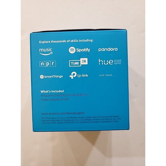 Echo Dot (3rd Generation) Smart Speaker - Charcoal NEW FACTORY SEALED - Picture 4 of 6